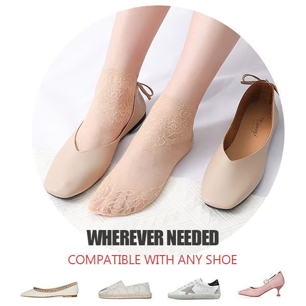 Ladies Fashion Lace Socks