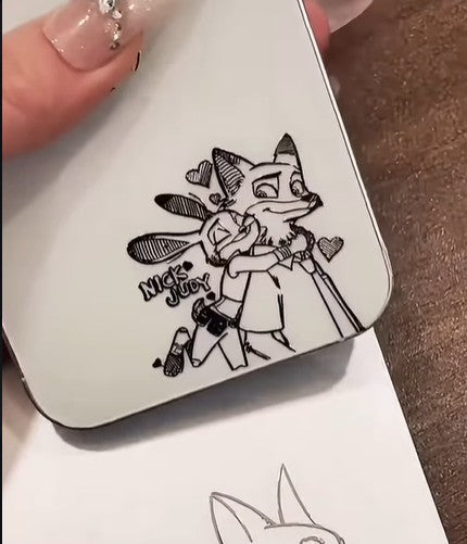 3D Animal Crossing Metallic Stickers