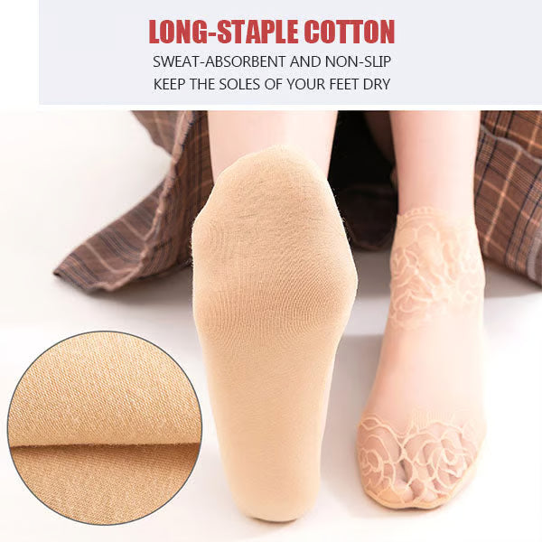Ladies Fashion Lace Socks