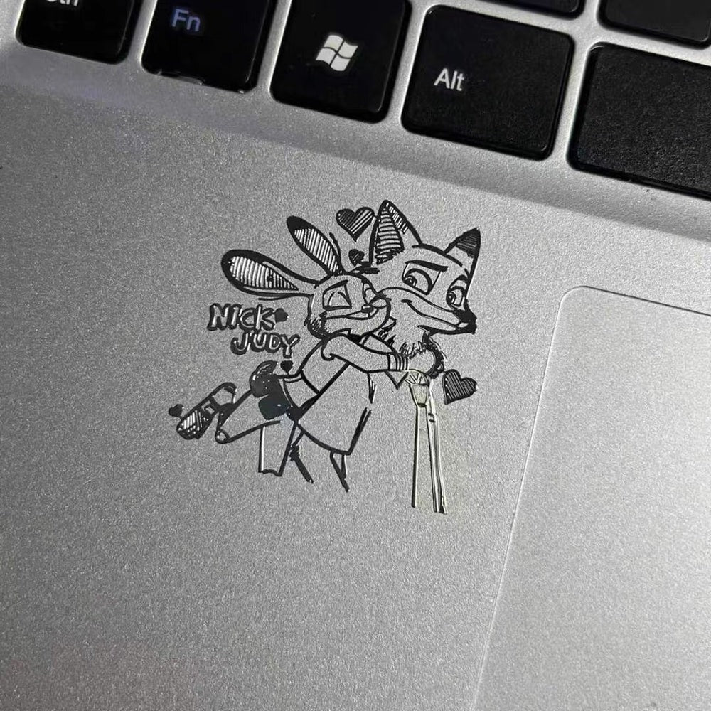 3D Animal Crossing Metallic Stickers