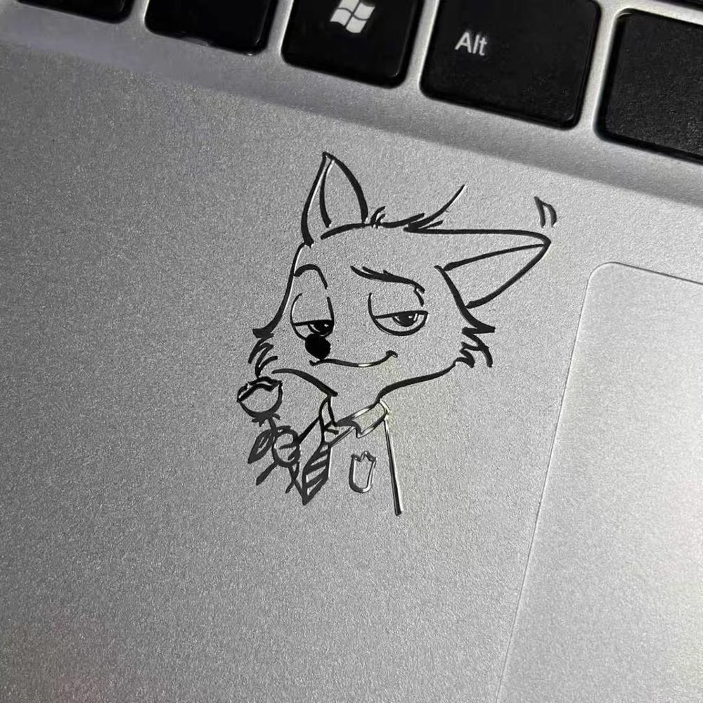 3D Animal Crossing Metallic Stickers