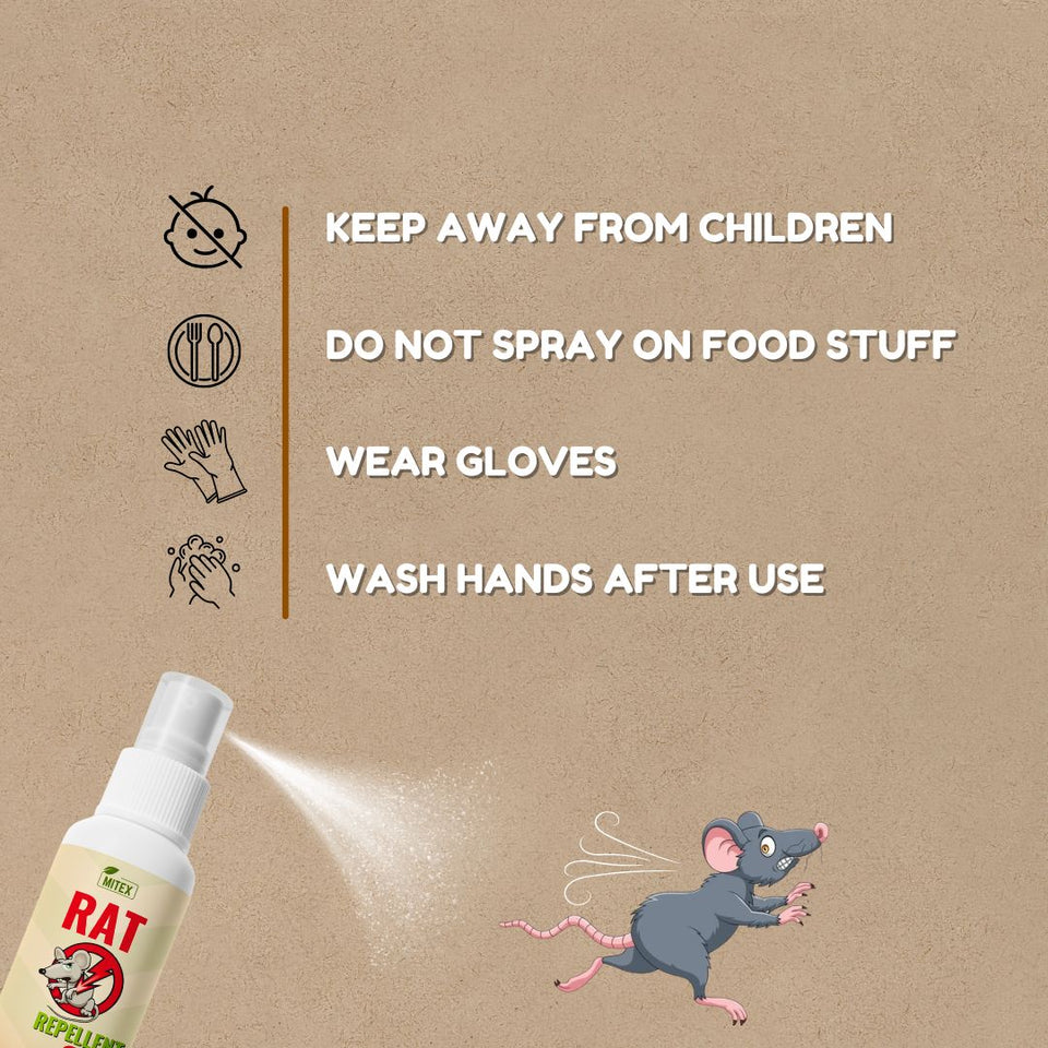 Rat Repellent Spray - Safe, Effective Rat Protection