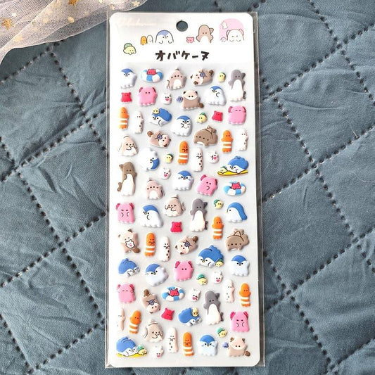 3D Cartoon Toy Stickers