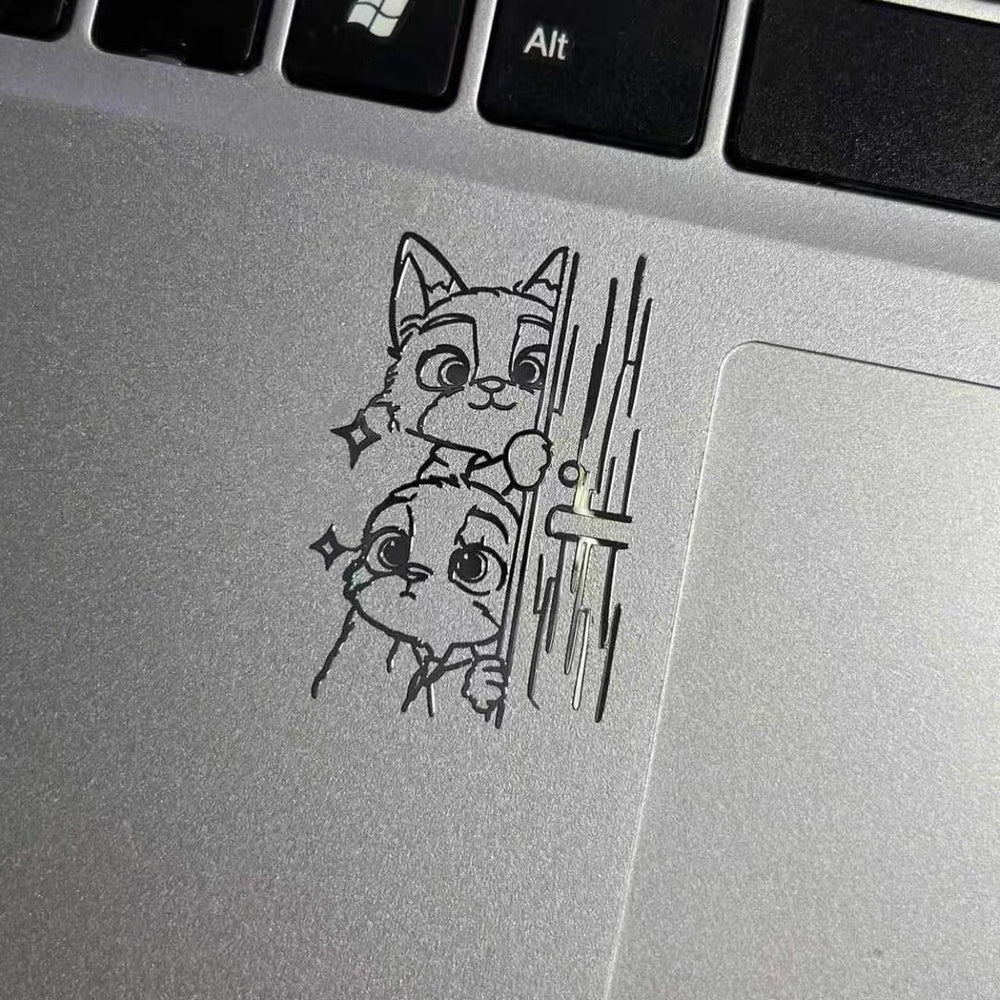 3D Animal Crossing Metallic Stickers