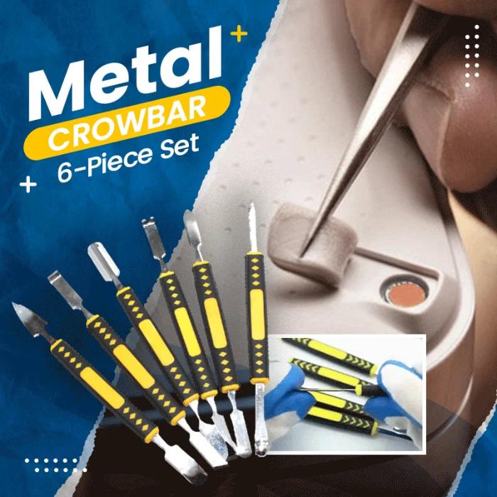 METAL CROWBAR 6-PIECE SET