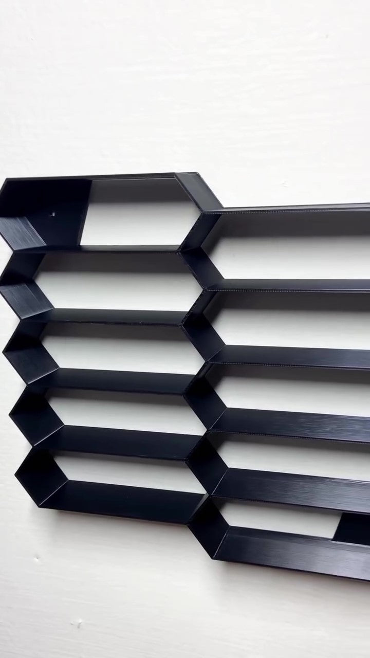 Wall mounted shelf for die cast cars