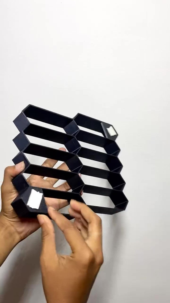 Wall mounted shelf for die cast cars