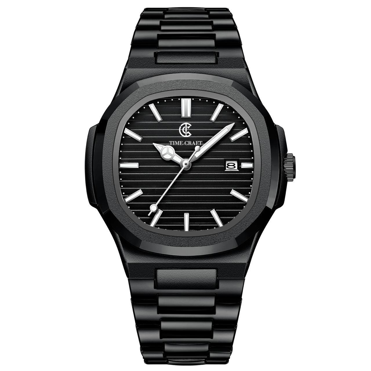 Time Craft Original TC-1625 Date Watch | Swiss Movement | Butterfly-Lock