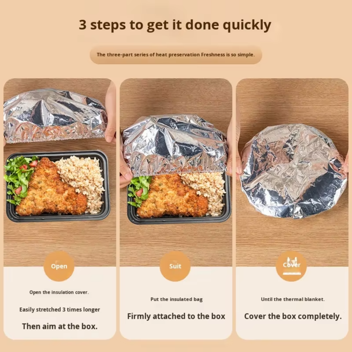 Eco-Friendly Reusable Stretch Foil Cover