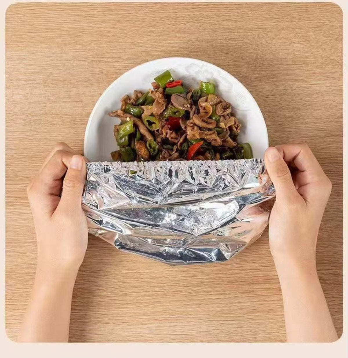 Eco-Friendly Reusable Stretch Foil Cover